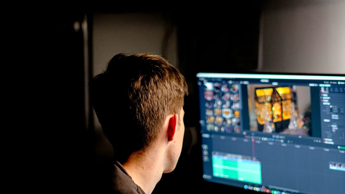 Blu-ray prepared for an iMovie editing project