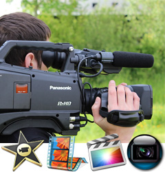 MXF camera footage prepared for editing