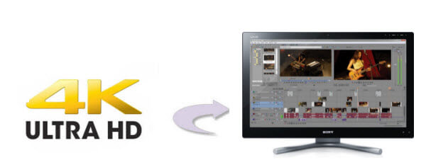4K footage prepared for a VEGAS Pro editing timeline