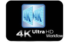 4K Ultra HD footage prepared for conversion and compression