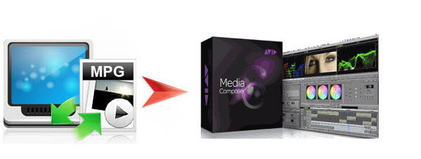 MPG footage prepared for an Avid Media Composer timeline